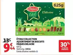 Auchan Supermarché Delacre - étoile collection assortiment de biscuits paques offre
