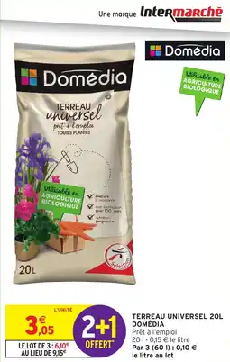 Intermarché Terreau universel domédia offre