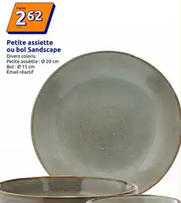 Action Petite assiette ou bol sandscape offre