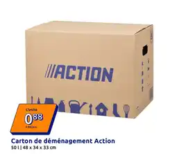 Action Carton de déménagement action offre