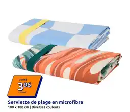 Action Serviette de plage en microfibre offre