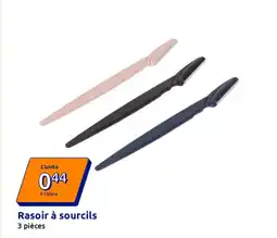 Action Rasoir à sourcils offre