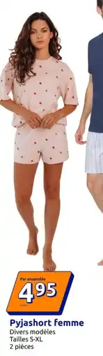 Action Pyjashort femme offre
