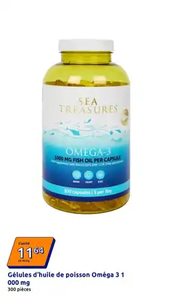 Action Gélules d'huile de poisson oméga offre