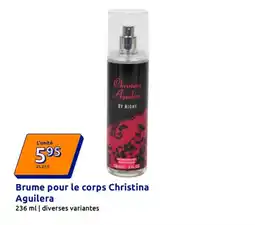Action Brume pour le corps christina aguilera offre