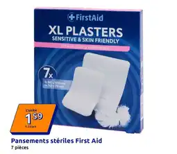 Action Pansements stériles first aid offre