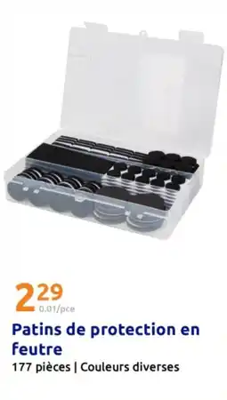 Action Patins de protection en feutre offre