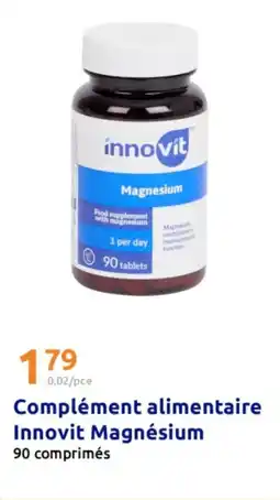 Action Complément alimentaire innovit magnésium offre