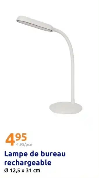 Action Lampe de bureau rechargeable offre