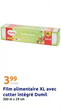 Action Film alimentaire xl avec cutter intégré dumil offre
