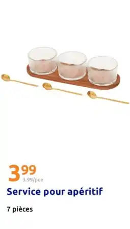 Action Service pour apéritif offre