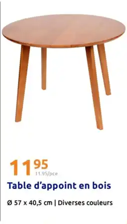 Action Table d'appoint en bois offre