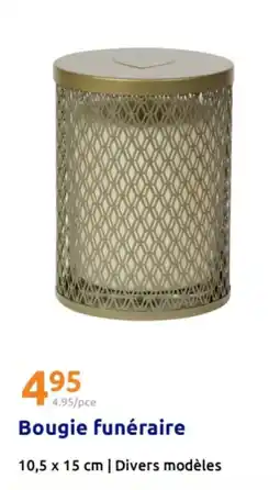 Action Bougie funéraire offre