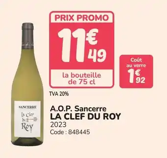 A.o.p. sancerre la clef du roy