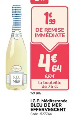 Promocash I.g.p. méditerranée bleu de mer effervescent offre