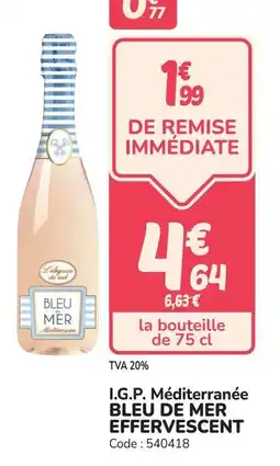 Promocash I.g.p. méditerranée bleu de mer effervescent offre