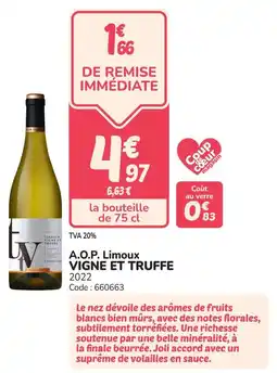 Promocash A.o.p. limoux vigne et truffe offre