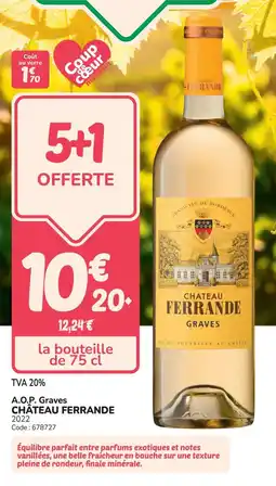 Promocash A.o.p. graves château ferrande offre