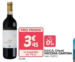 Promocash D.o.c.g. chianti vecchia cantina offre