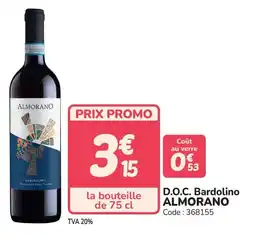 Promocash D.o.c. bardolino almorano offre