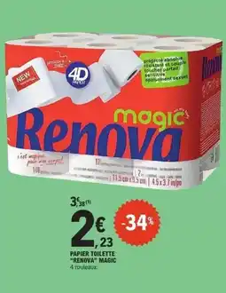 E.Leclerc My - papier toilette renova magic offre