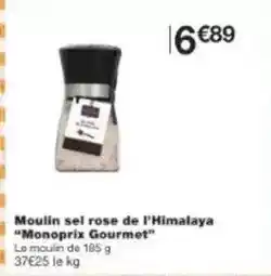 Monoprix Monoprix - moulin sel rose de l'himalaya offre