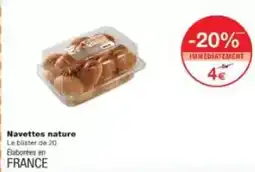 Monoprix Navettes nature offre