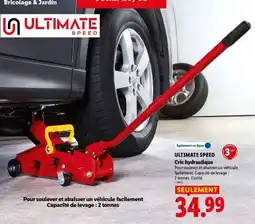 Lidl ULTIMATE SPEED Cric hydraulique offre