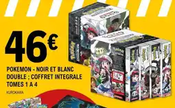 E.Leclerc POKEMON - NOIR ET BLANC DOUBLE COFFRET INTÉGRALE TOMES 1 À 4 offre