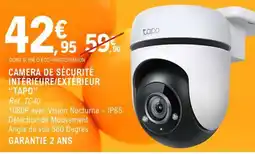 E.Leclerc CAMERA DE SÉCURITÉ INTÉRIEURE/EXTÉRIEUR “TAPO” offre