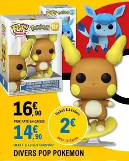 E.Leclerc DIVERS POP POKEMON offre