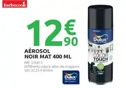 Mr Bricolage DULUX Aérosol noir mat offre