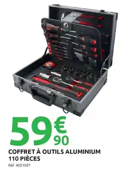 Mr Bricolage Coffret à outils aluminium offre