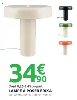 Mr Bricolage Lampe à poser erika offre