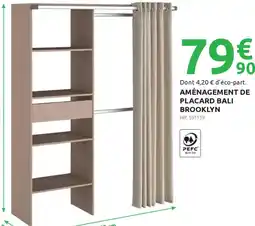 Mr Bricolage Aménagement de placard bali brooklyn offre