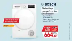 Pro&Cie BOSCH Sèche-linge pompe à chaleur offre