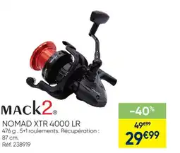 Pacific Pêche MACK2 Nomad xtr 4000 lr offre