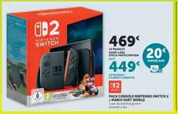 Hyper U Pack Console Nintendo Switch 2 + Mario Kart World offre