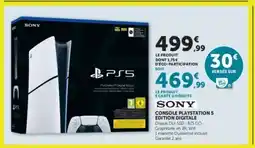 Hyper U SONY CONSOLE PLAYSTATION 5 EDITION DIGITALE offre