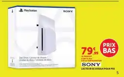 Hyper U SONY LECTEUR DE DISQUE POUR PS5 offre