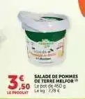 Hyper U SALADE DE POMMES DE TERRE MELFOR offre