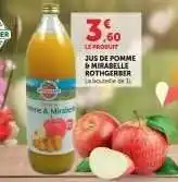 Hyper U Jus de Pomme & Mirabelle Rothgerber offre