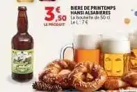Hyper U BIERE DE PRINTEMPS HANSI ALSABIERES offre