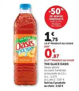 Super U OASIS Ice Tea offre