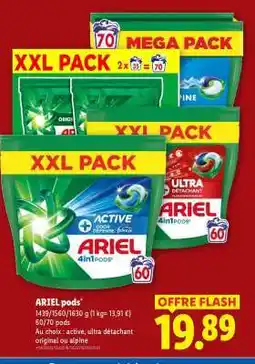 Lidl ARIEL PODS offre
