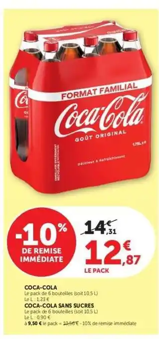 Super U Coca Cola offre