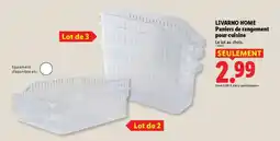 Lidl LIVARNO HOME Paniers de rangement pour cuisine offre