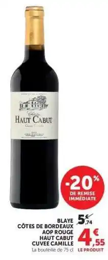 Super U HAUT CABUT CUVEE CAMILLE offre