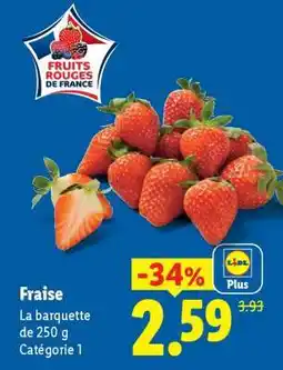 Lidl FRAISE offre