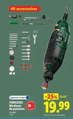 Lidl PARKSIDE Meuleuse de précision offre